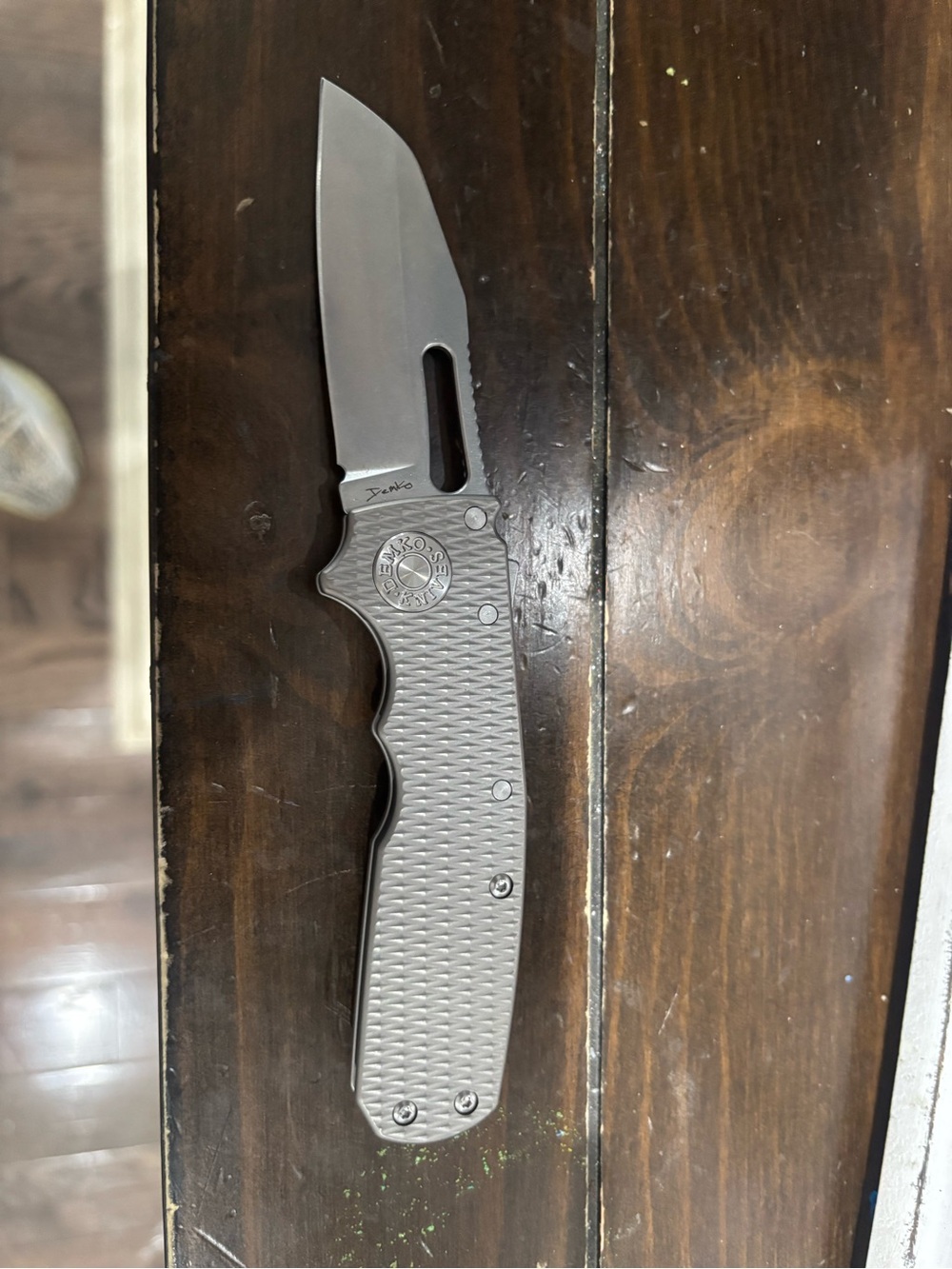 Gray Folding Pocket Knife - Men Accessories